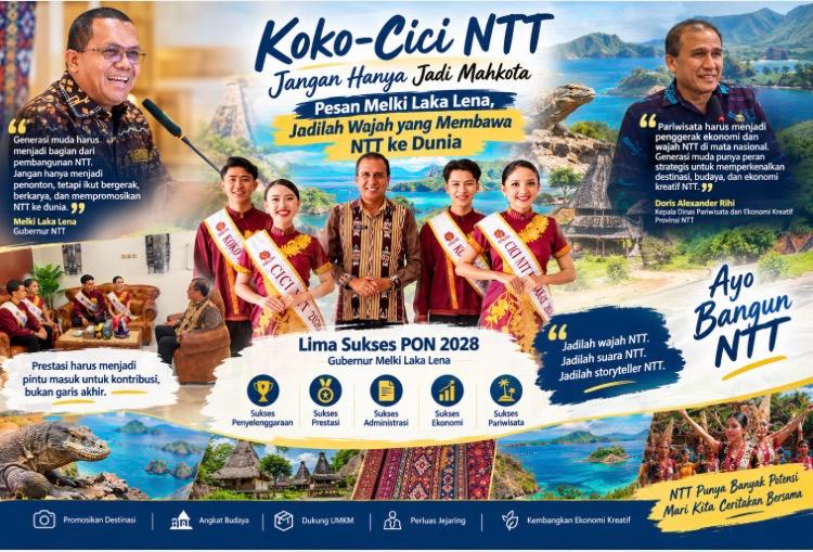 Koko-Cici NTT Jangan Hanya Jadi Mahkota: Pesan Melki Laka Lena, Jadilah Wajah yang Membawa NTT ke Dunia